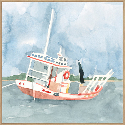 Bright Fishing Boat II Wall Art