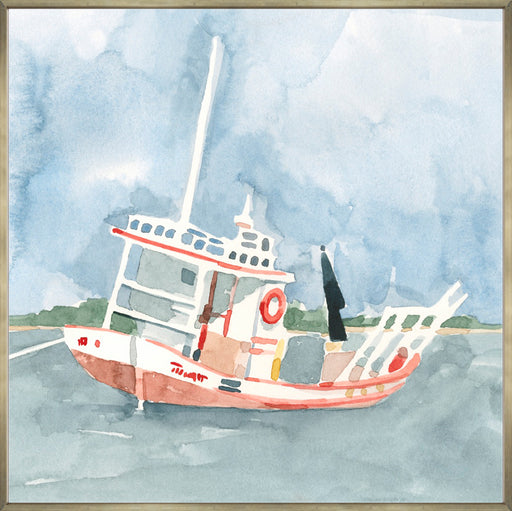 Bright Fishing Boat II Wall Art