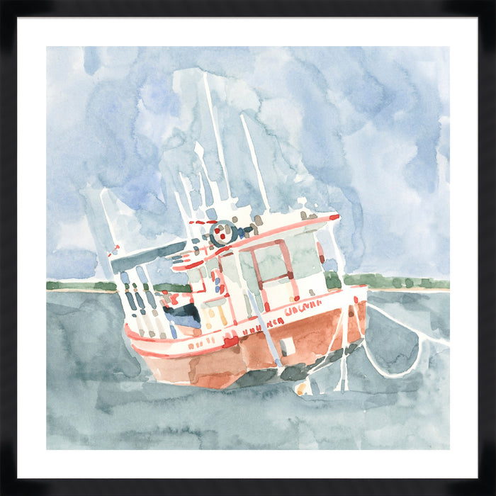 Bright Fishing Boat I Wall Art