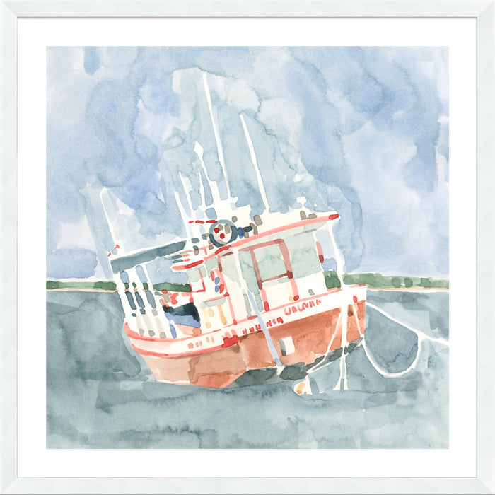 Bright Fishing Boat I Wall Art