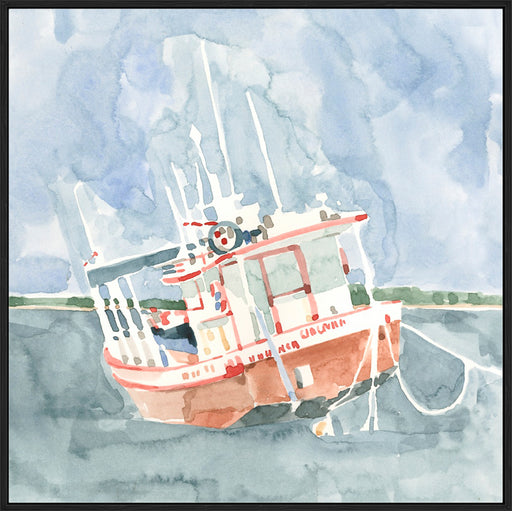Bright Fishing Boat I Wall Art