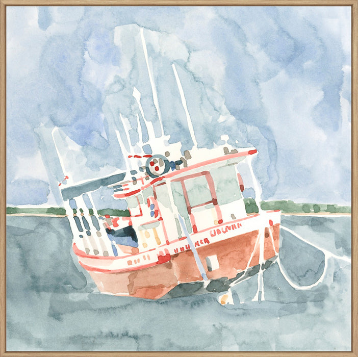 Bright Fishing Boat I Wall Art