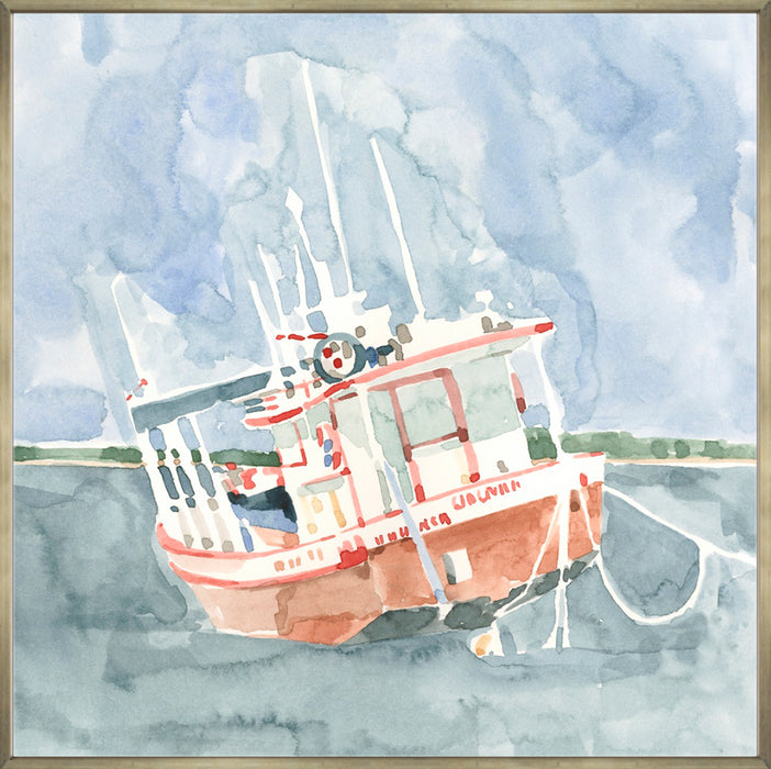 Bright Fishing Boat I Wall Art