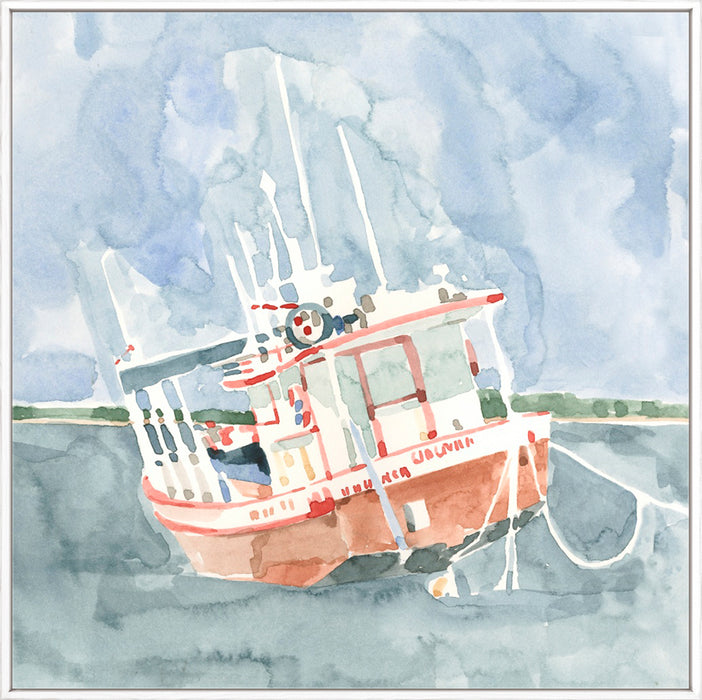 Bright Fishing Boat I Wall Art