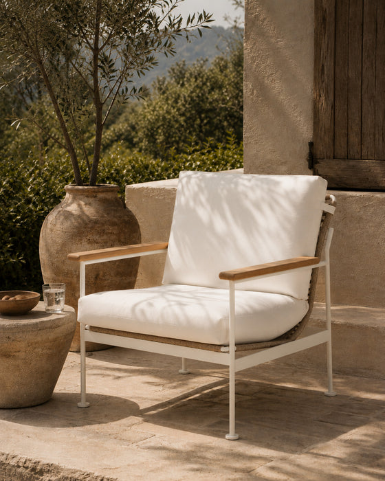 Bryce Outdoor Armchair - White