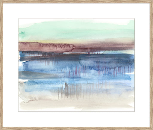 Burgundy Horizon II Wall Art