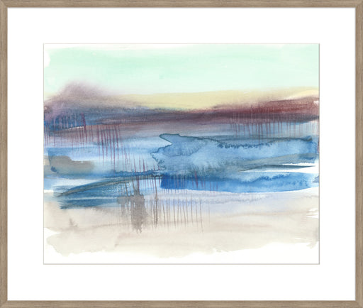 Burgundy Horizon I Wall Art
