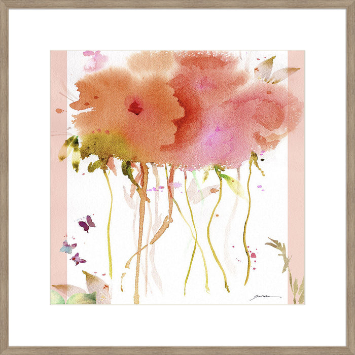 Butterfly Blossoming Wall Art