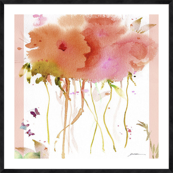 Butterfly Blossoming Wall Art