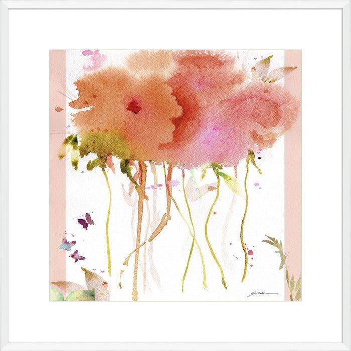 Butterfly Blossoming Wall Art