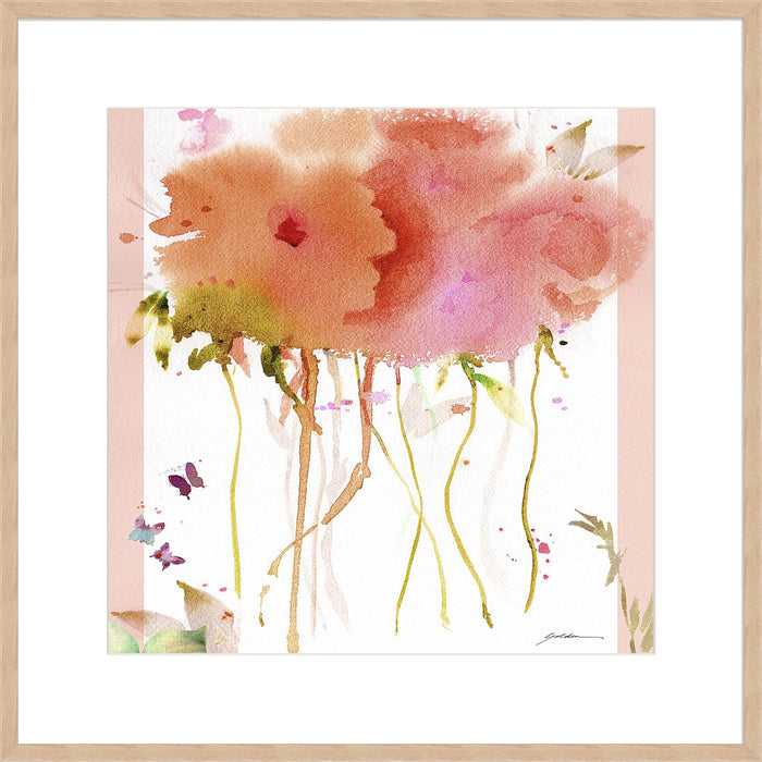 Butterfly Blossoming Wall Art