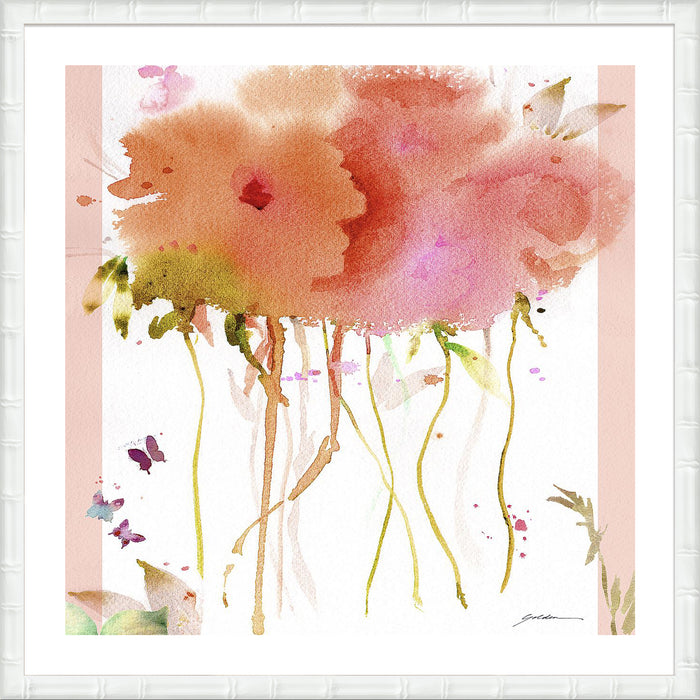 Butterfly Blossoming Wall Art