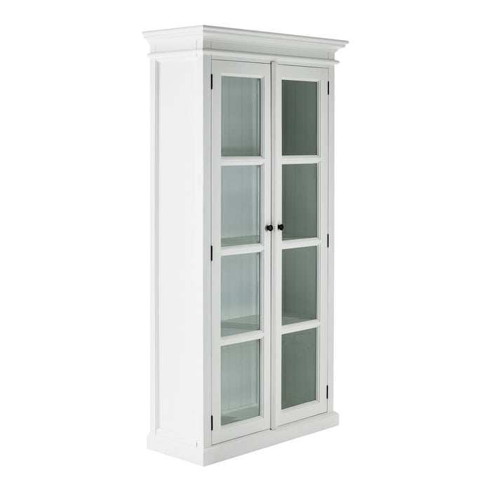 NovaSolo Halifax Glass Double Vitrine WHITE