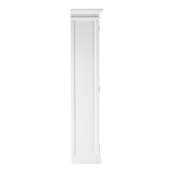 NovaSolo Halifax Glass Double Vitrine WHITE