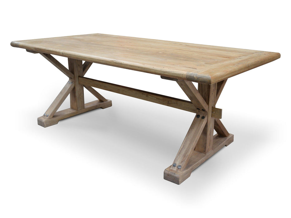 CDT501 Dining Table 1.98m - Rustic Natural