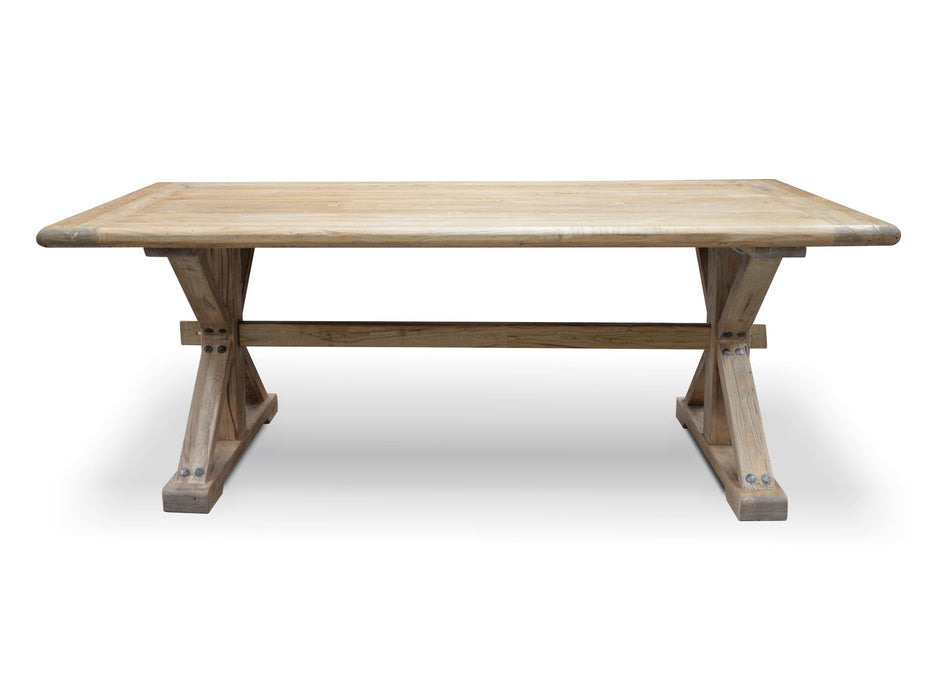 CDT501 Dining Table 1.98m - Rustic Natural