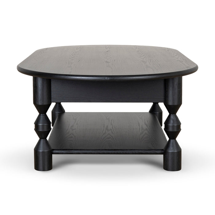 CCF10040-NI 1.4m Oval Coffee Table - Black