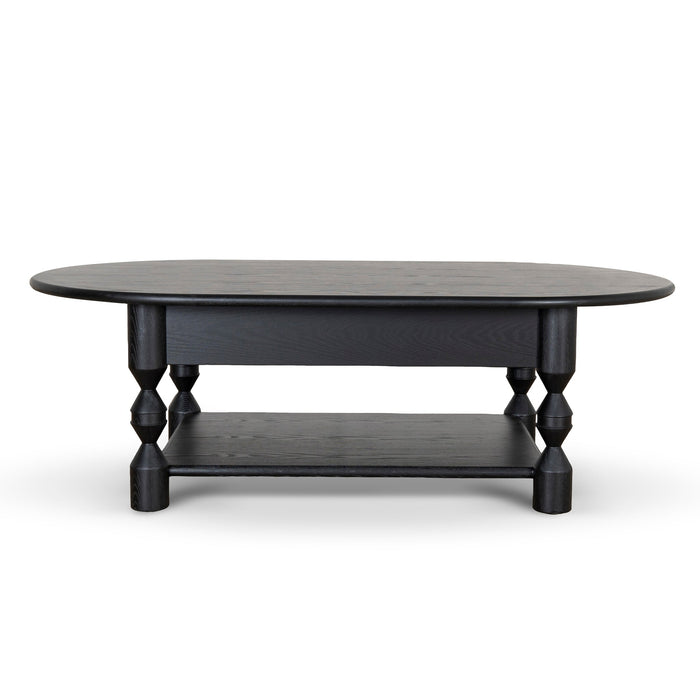 CCF10040-NI 1.4m Oval Coffee Table - Black