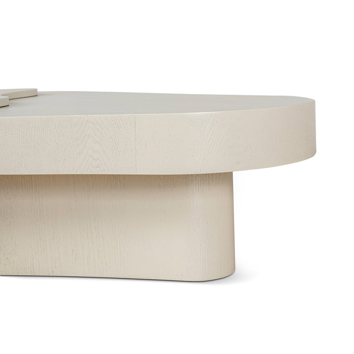 Nuvia 1.33m Coffee Table - Ivory Oat