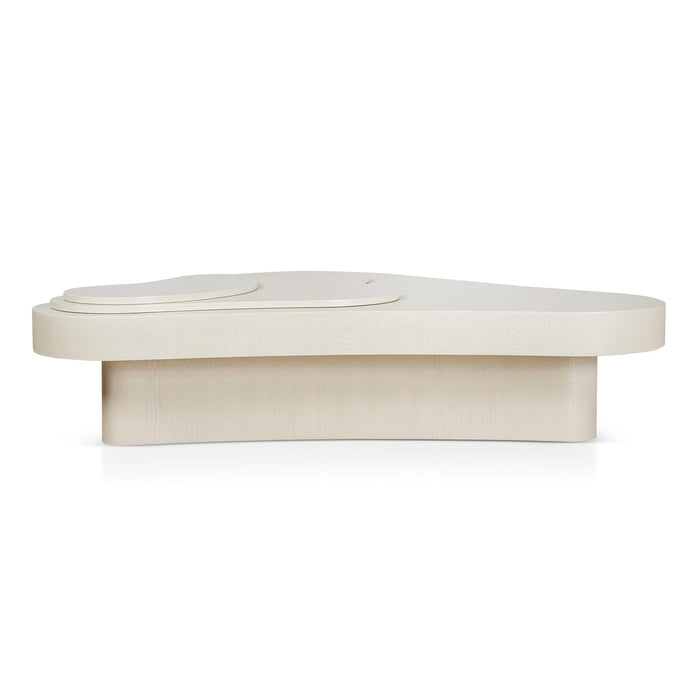 Nuvia 1.33m Coffee Table - Ivory Oat