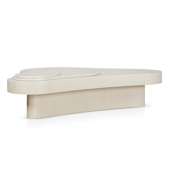 Nuvia 1.33m Coffee Table - Ivory Oat
