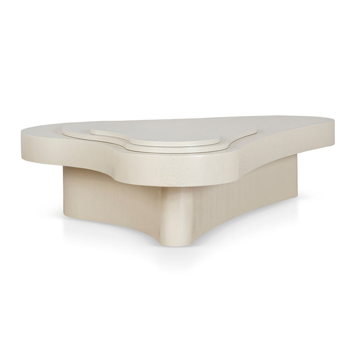 Nuvia 1.33m Coffee Table - Ivory Oat