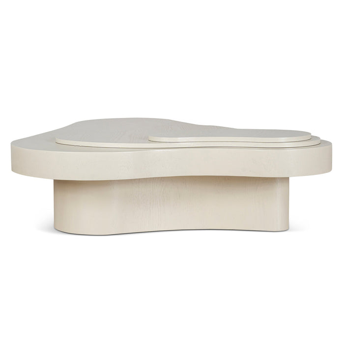 Nuvia 1.33m Coffee Table - Ivory Oat
