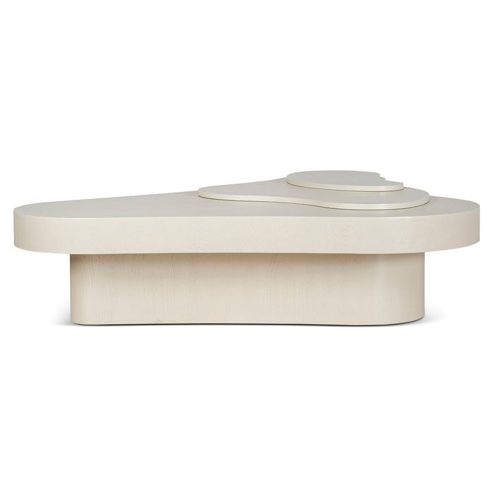 Nuvia 1.33m Coffee Table - Ivory Oat