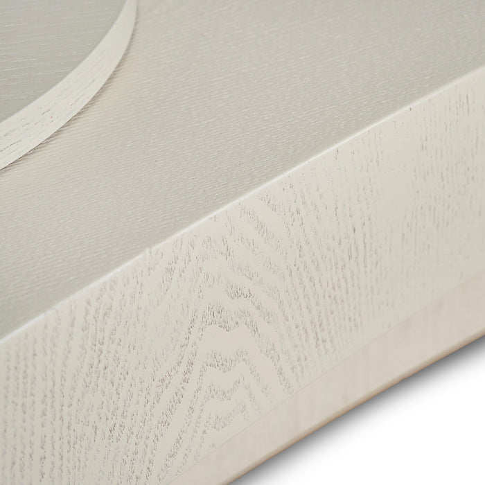 Nuvia 1.33m Coffee Table - Ivory Oat