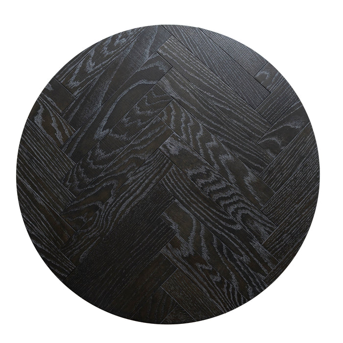 Wilma Nested Coffee Table - Peppercorn and Brass