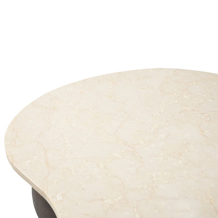 Orien 1.04m Marble Coffee Table - Walnut