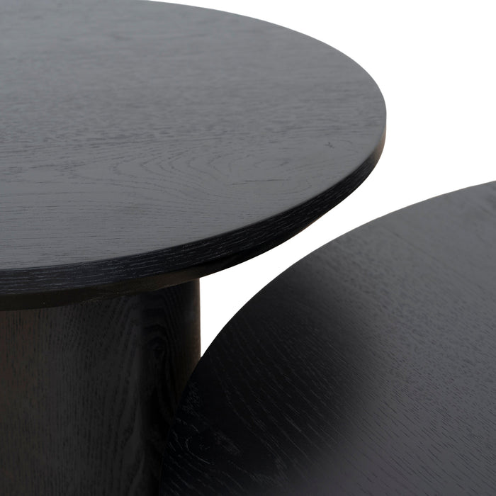 Valmora Nested Coffee Table - Full Black