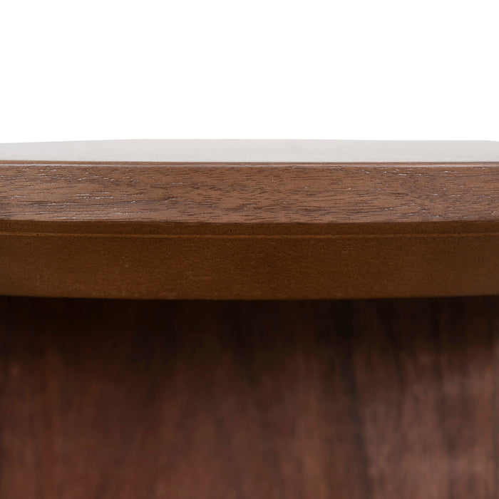 Valmora Nested Coffee Table - Light Walnut