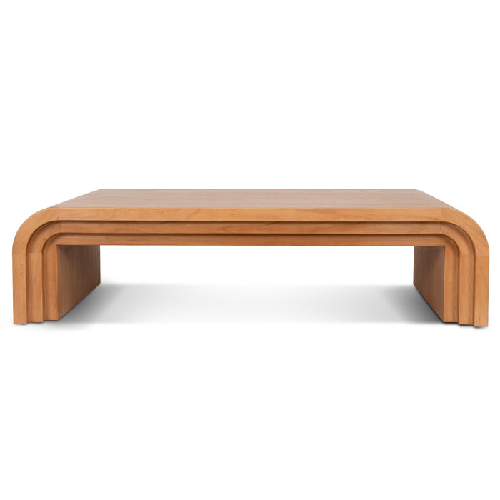 Bendri 1.4m Elm Coffee Table - Natural
