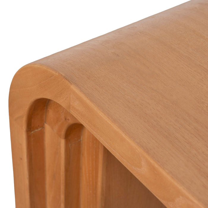 Bendri 1.4m Elm Coffee Table - Natural