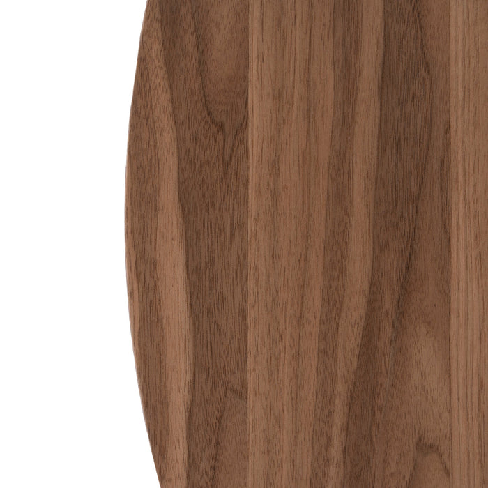 Erna 1.1m Round Coffee Table - Walnut