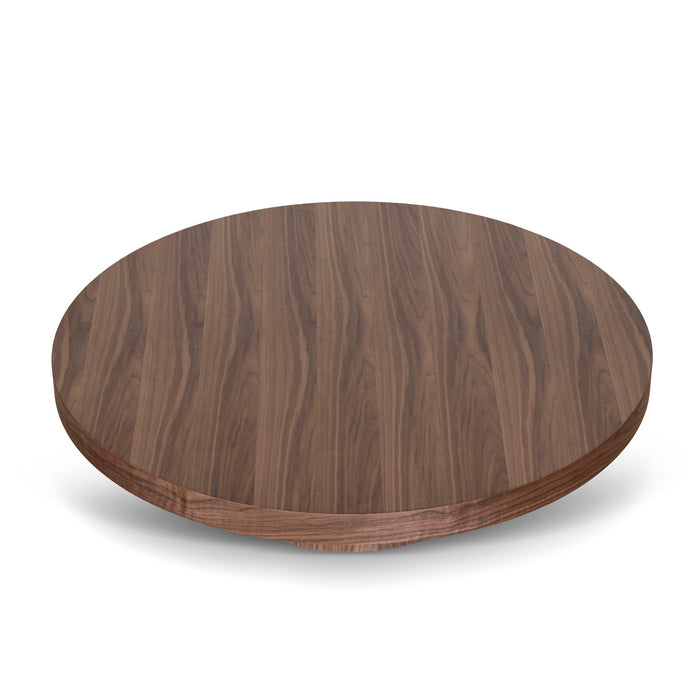 Erna 1.1m Round Coffee Table - Walnut
