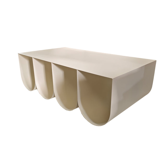 Vionta 1.1cm Coffee Table - Ivory White