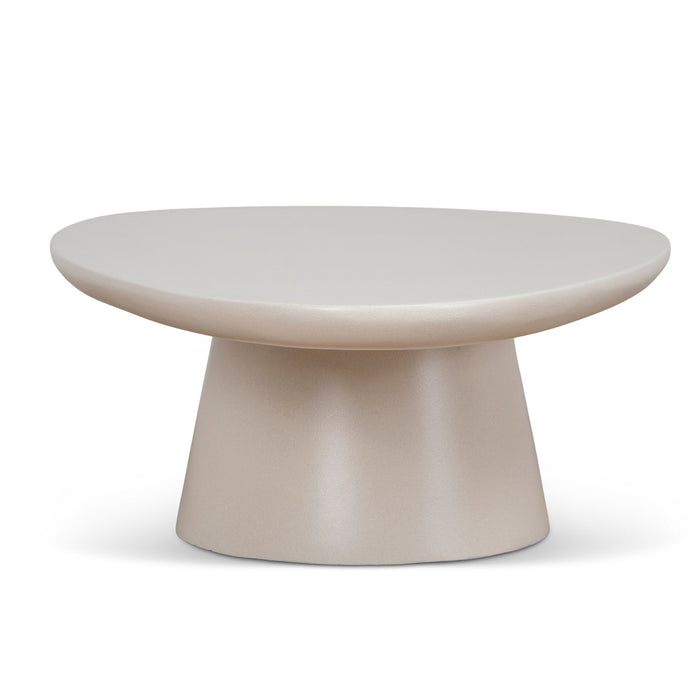 Orana 1.4m Coffee Table - Ivory Beige