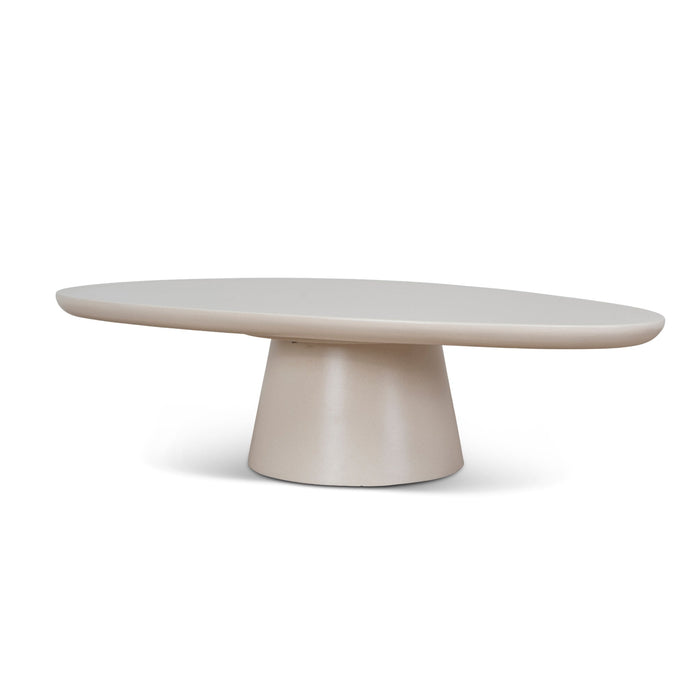Orana 1.4m Coffee Table - Ivory Beige