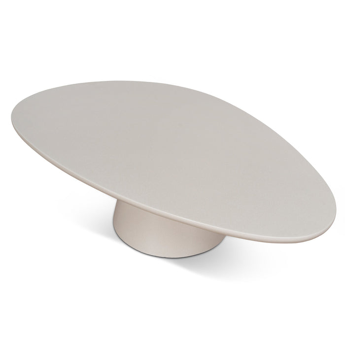 Orana 1.4m Coffee Table - Ivory Beige