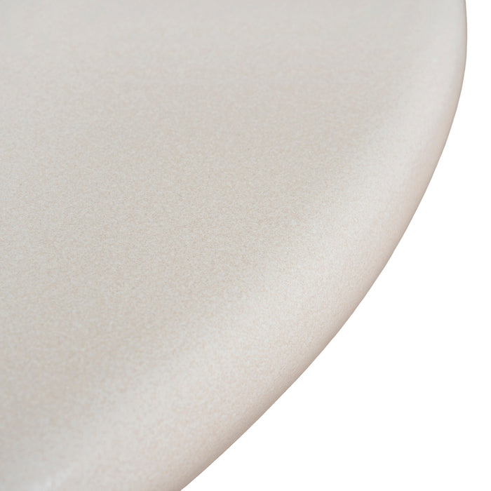Valona 80cm Round Coffee Table - Ivory Beige