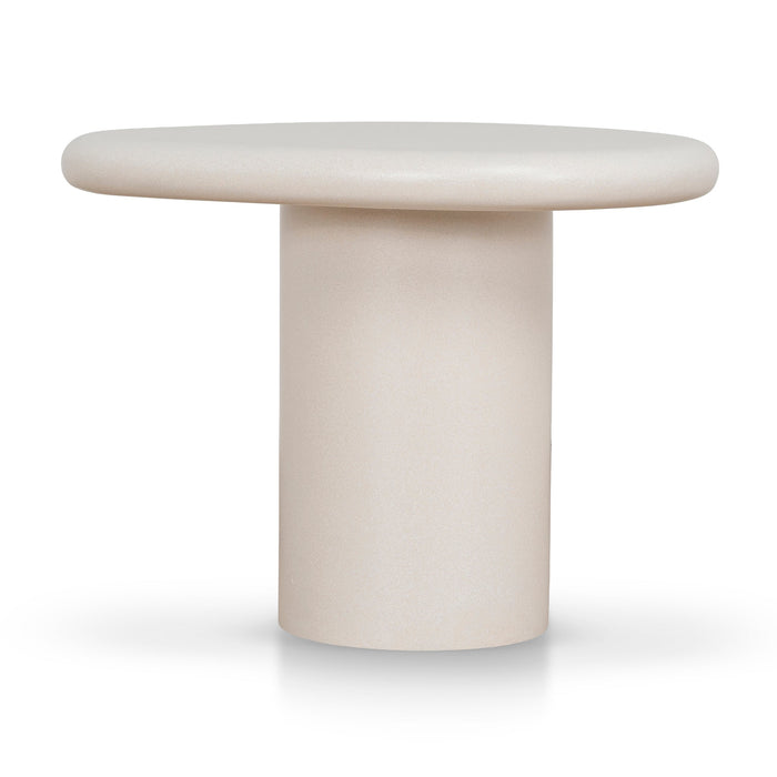 Avenza 60cm Side Table - Ivory Beige