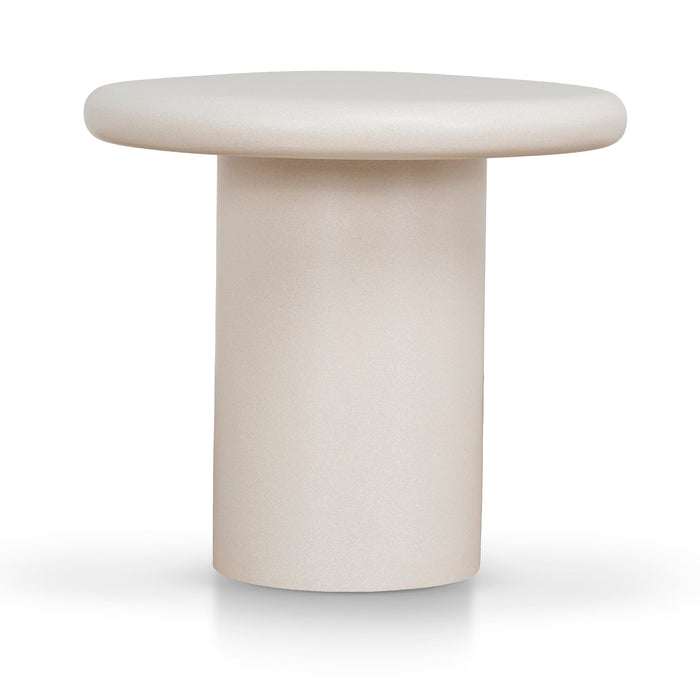Avenza 60cm Side Table - Ivory Beige