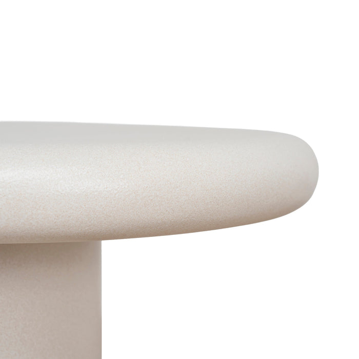 Avenza 60cm Side Table - Ivory Beige