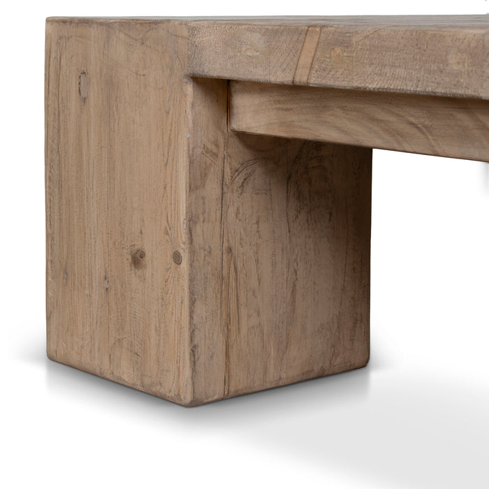 Mirka 1.1m Elm Square Coffee Table - Natural
