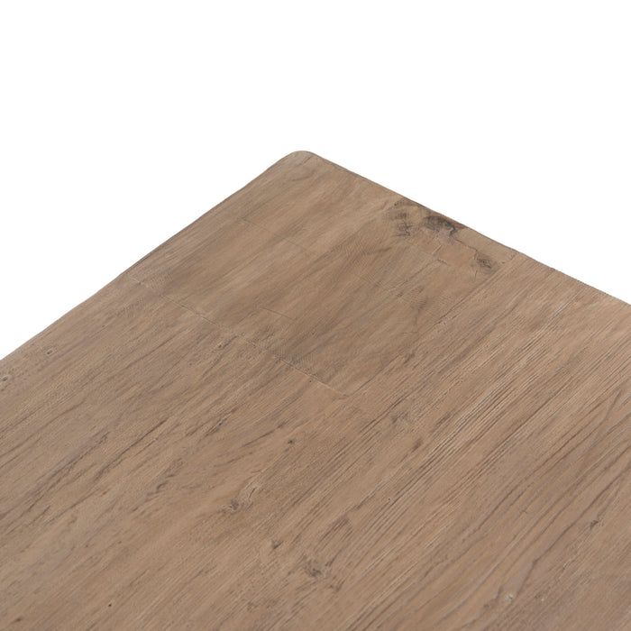 Mirka 1.1m Elm Square Coffee Table - Natural