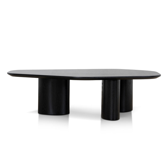 Baroux 1.09m Freeform Coffee Table - Full Black