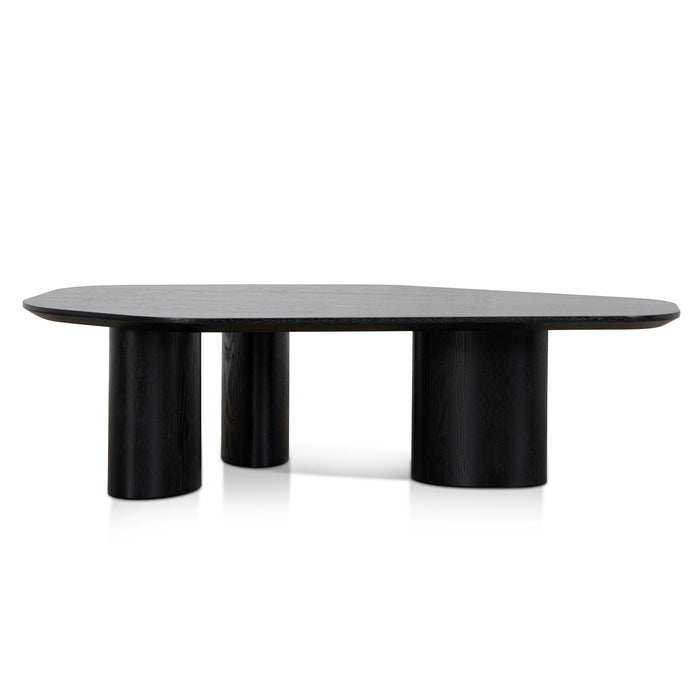 Baroux 1.09m Freeform Coffee Table - Full Black