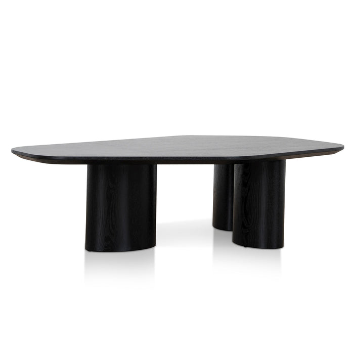 Baroux 1.09m Freeform Coffee Table - Full Black